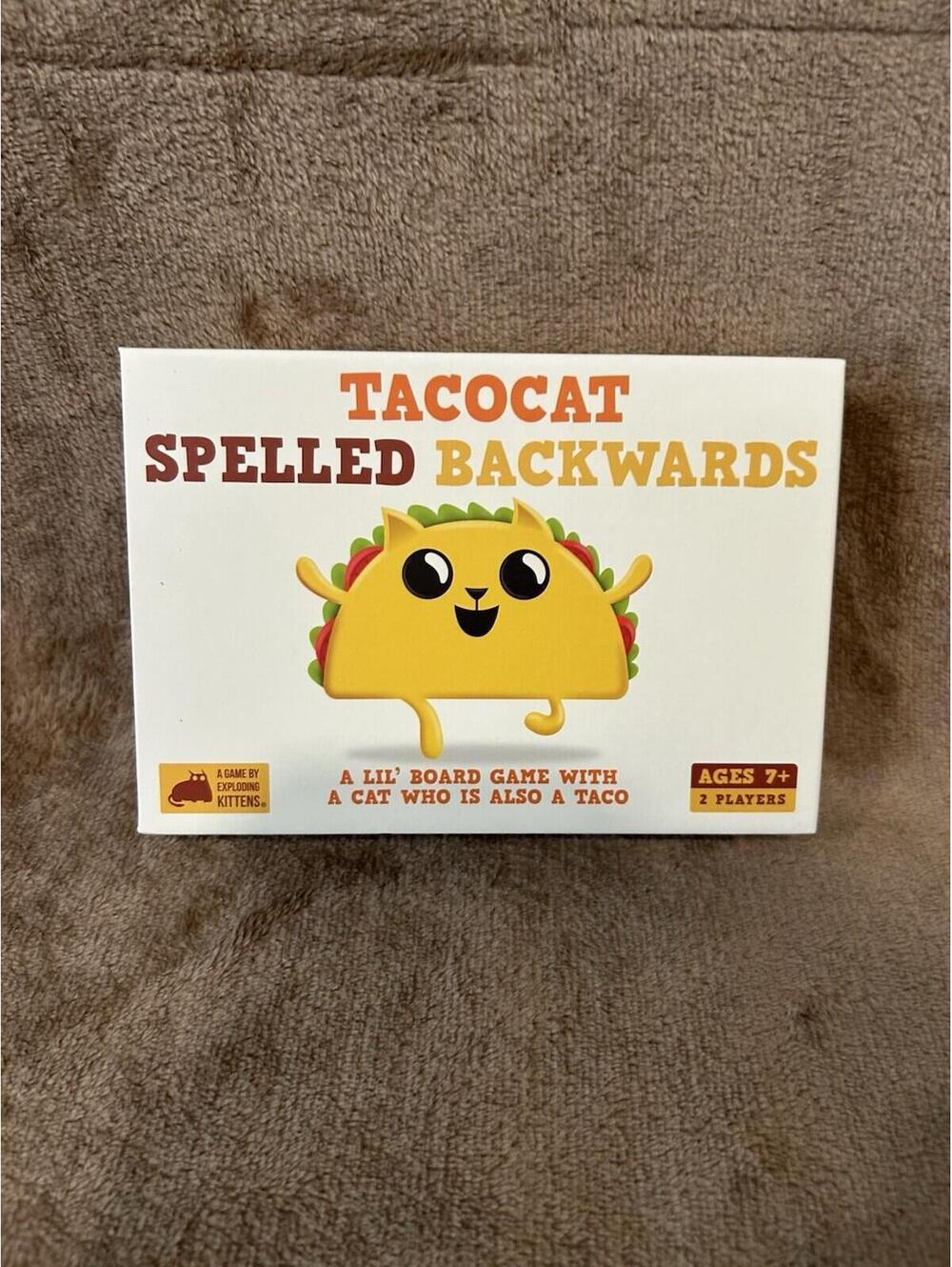 Taco cat Spelled Backwards Family Board Game by Exploding Kittens